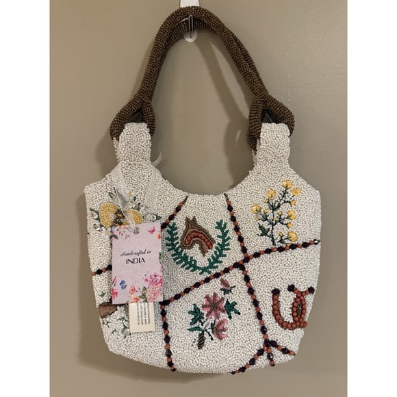 Handcrafted in India Handbags - New Release Handcrafted in India Cowboy Western Horse Beaded Bag Viral TikTok